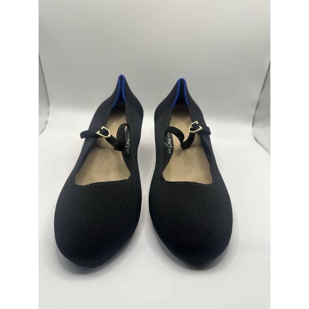 Rothy's The Mary Jane Heels Black 10